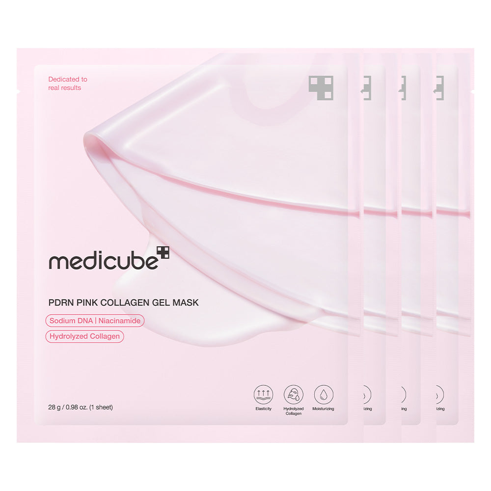 PDRN Pink Collagen Gel Mask 4er Pack