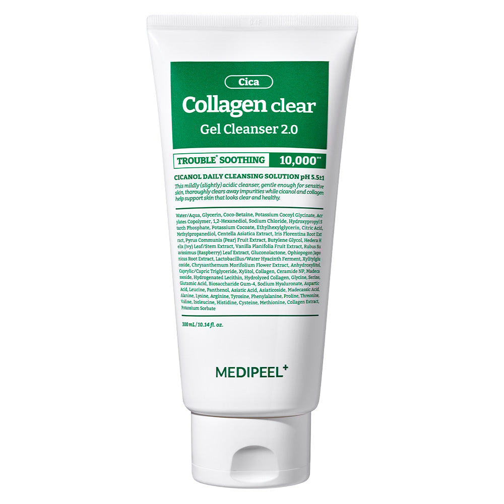 Green Cica Collagen Clear Gel Cleanser 2.0 300ml