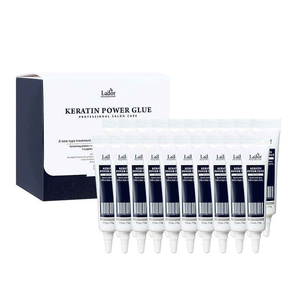 Keratin Power Glue Leave-In Hair Pack 20x15g