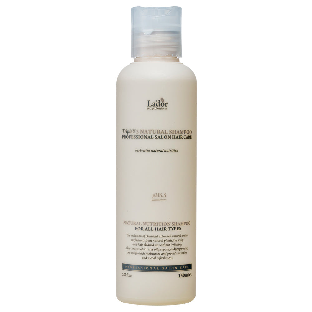 TripleX3 Natural Shampoo Professional Salon Hair Care 150ml