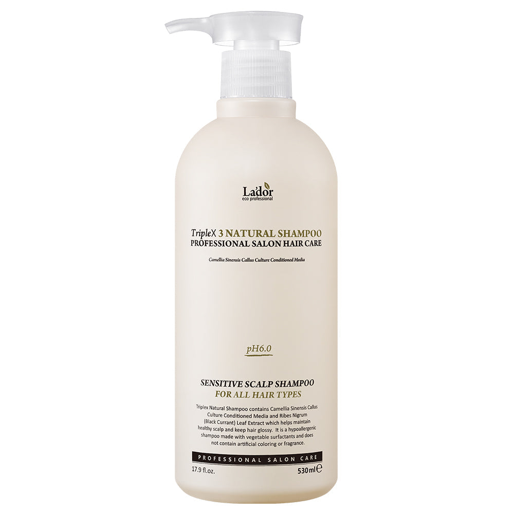 TripleX3 Natural Shampoo Professional Salon Hair Care 530ml